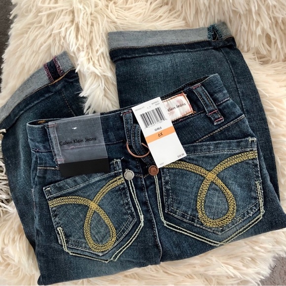 NWT Calvin Klein Jeans Cuffed-Capri | Size: 6x | Kids - Picture 4 of 6